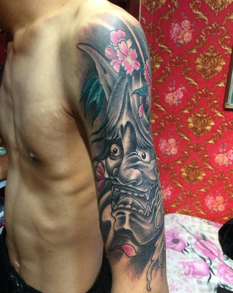 般诺纹身图片_手臂新传统纹身图案