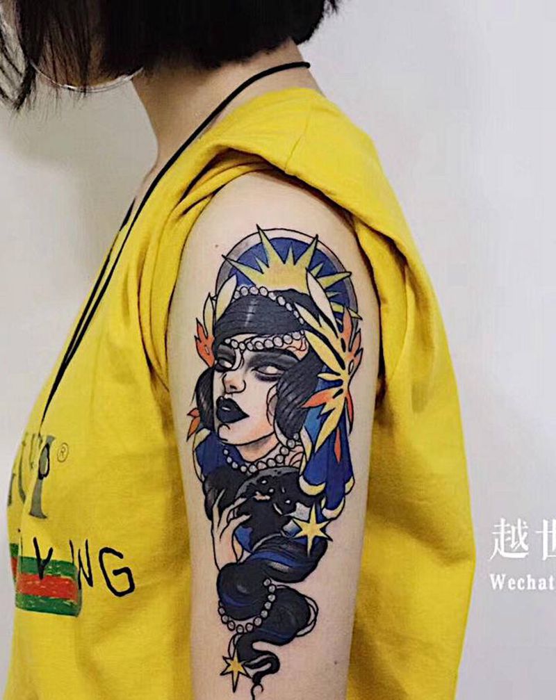 Newschool纹身图片_手臂New School纹身图案