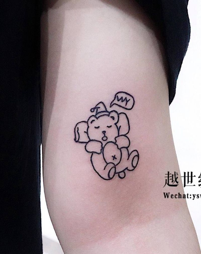 小清新纹身图片_手臂纹身图案