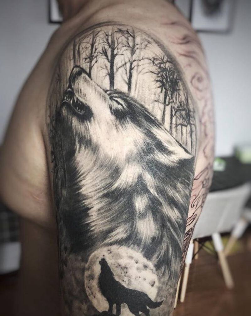 恢复两年多了纹身图片_手臂欧美写实纹身图案