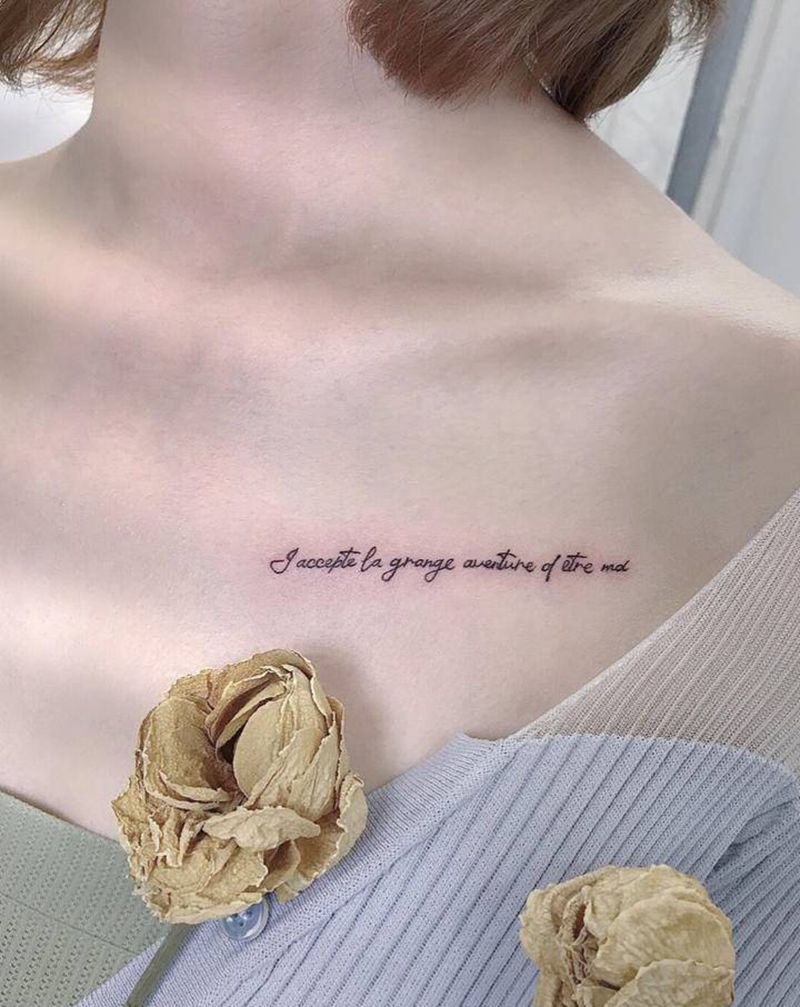 清新字母纹身纹身图片_手臂胸部花体字字母纹身图案