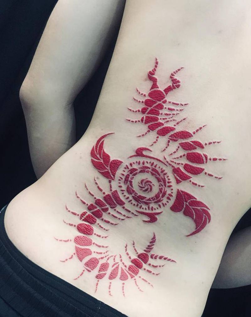 图腾纹身图片_背部图腾纹身图案