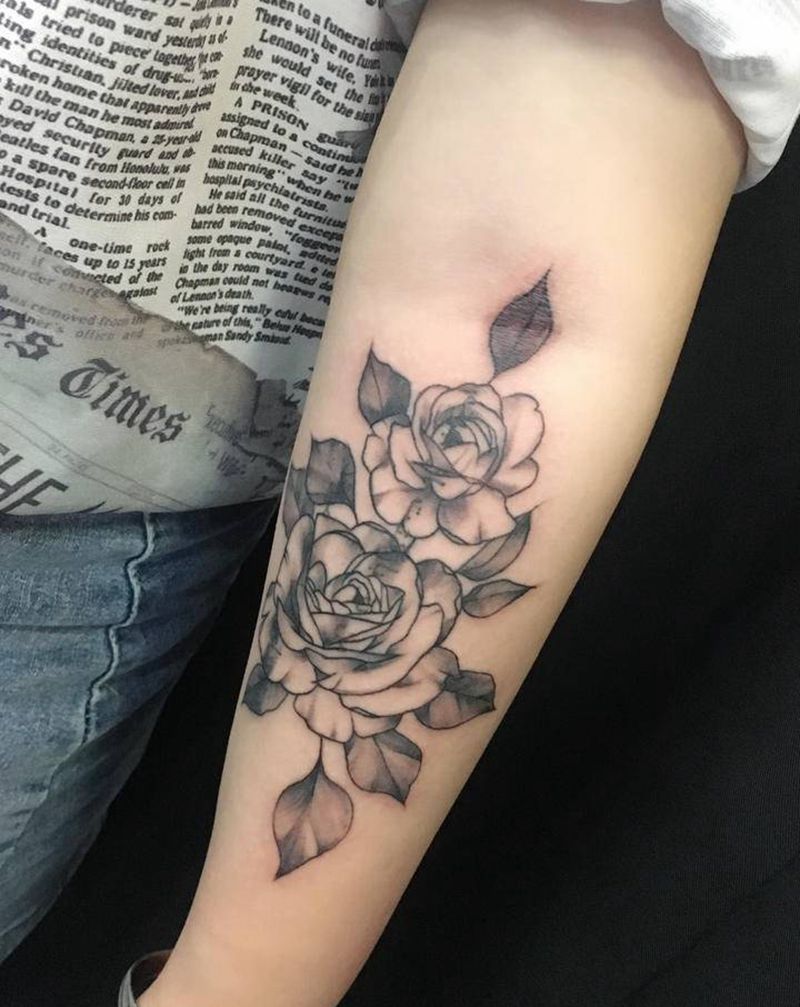 遮盖纹身图片_手臂素花遮盖纹身图案