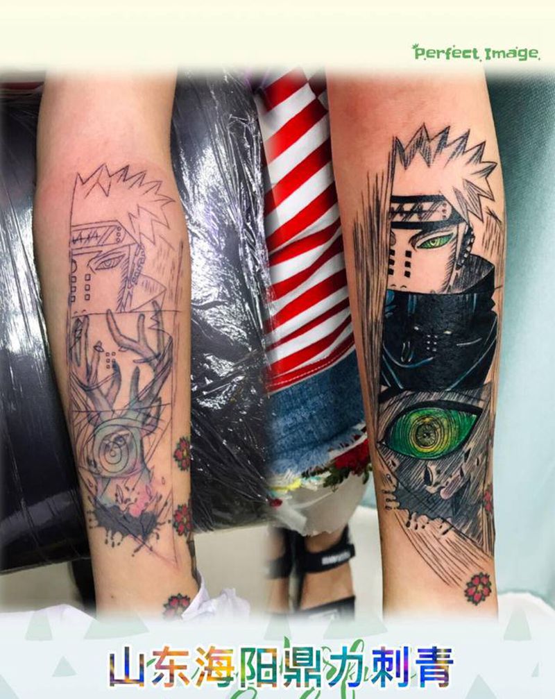 DL  小臂内侧遮盖纹身图片_手臂新传统纹身图案