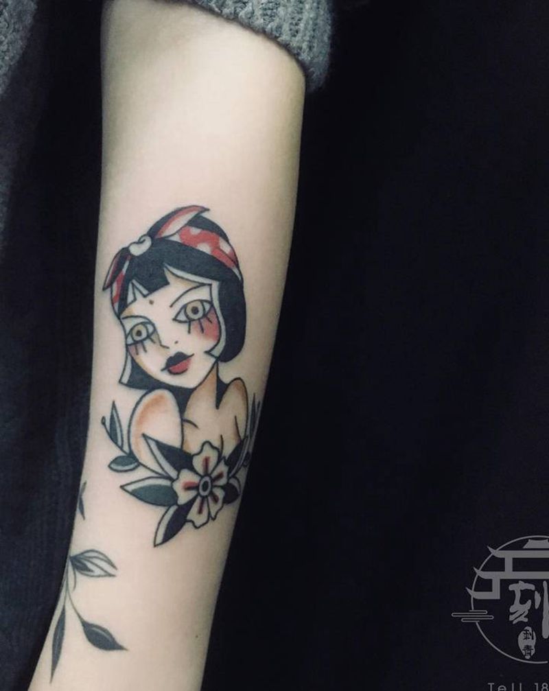 old  school小图纹身图片_手臂Old School纹身图案