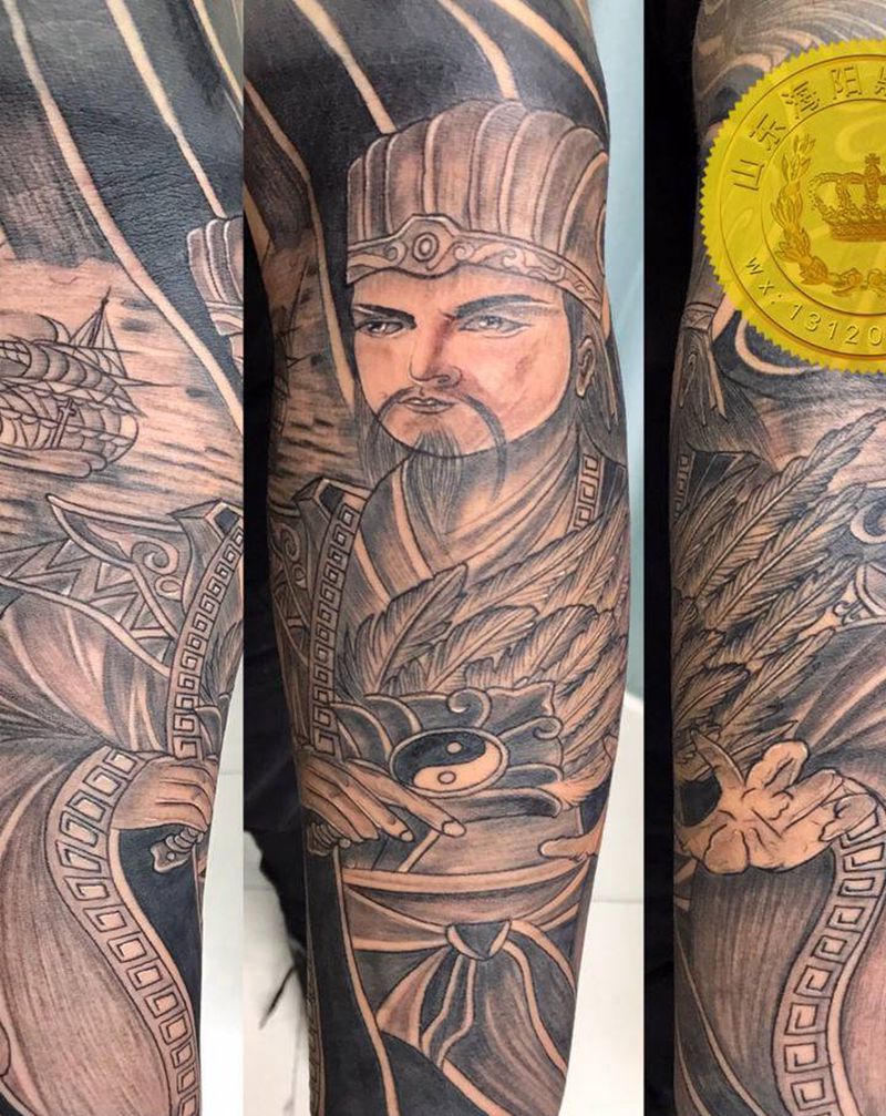 DL 包小臂纹身图片_手臂老传统纹身图案