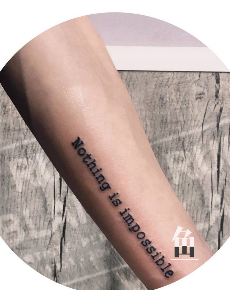 英文纹身图片_手臂纹身图案