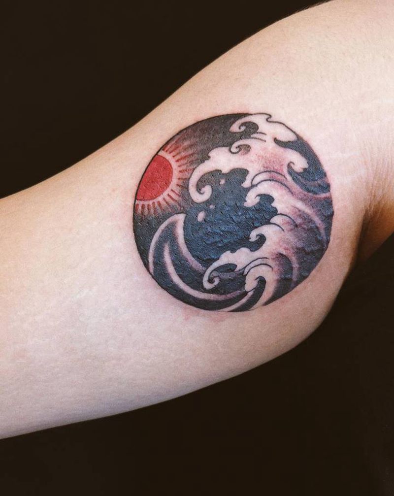 遮盖纹身图片_手臂新传统纹身图案