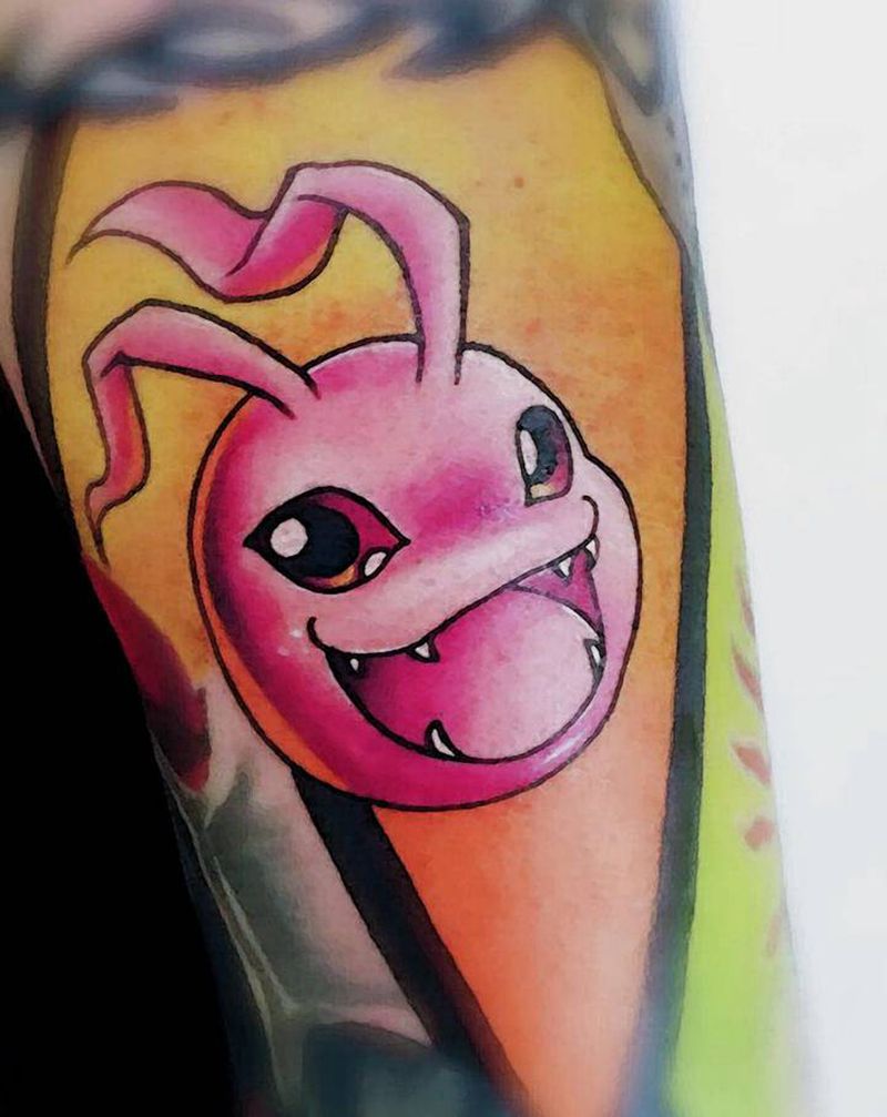 数码宝贝纹身图片_手臂Old SchoolNew School纹身图案