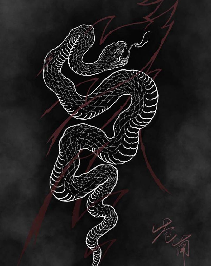 涅磐纹身图片_新传统纹身图案