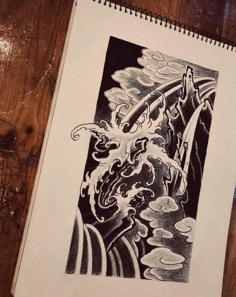 日常练习纹身图片_新传统纹身图案