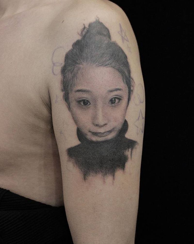 真爱纹身图片_欧美写实纹身图案