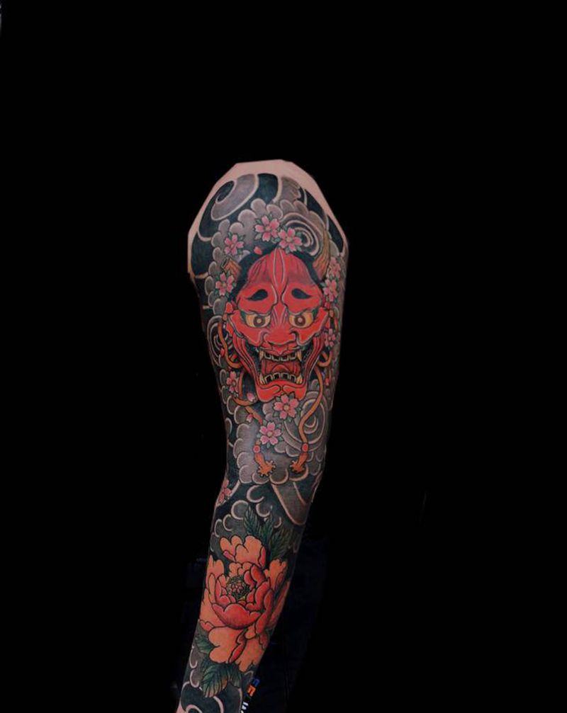 老传统纹身图片_手臂老传统纹身图案