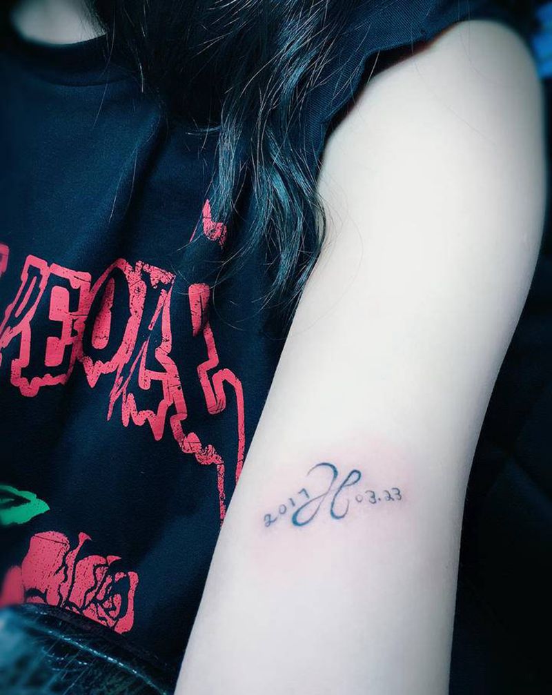 纪念纹身图片_手臂纹身图案