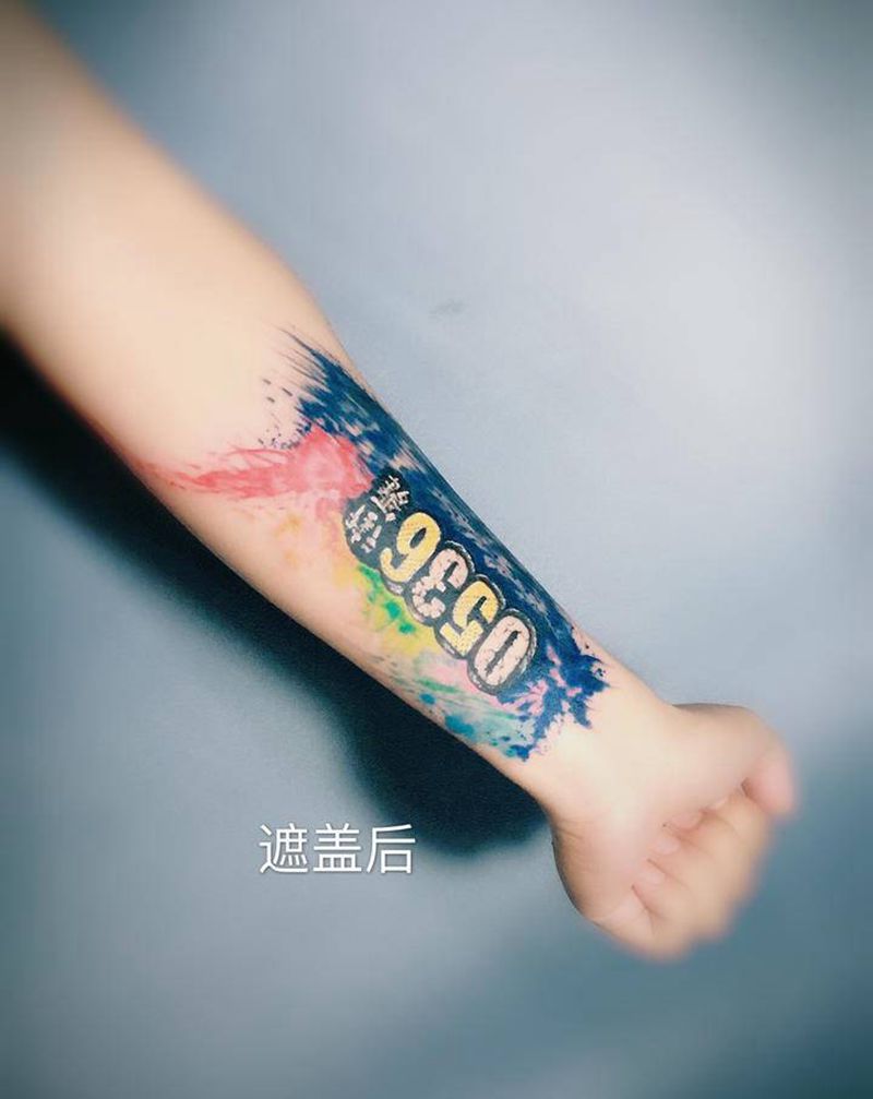 遮盖纹身图片_手臂纹身图案