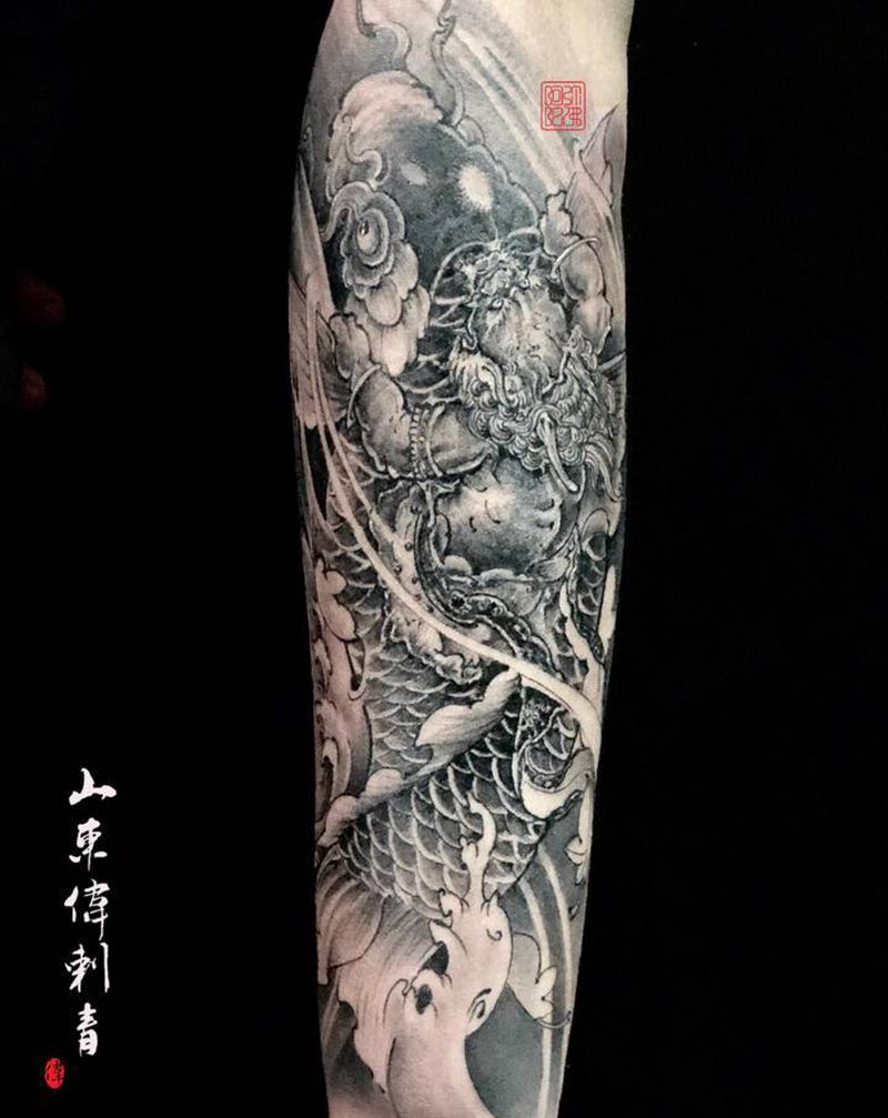 。纹身图片_新传统纹身图案