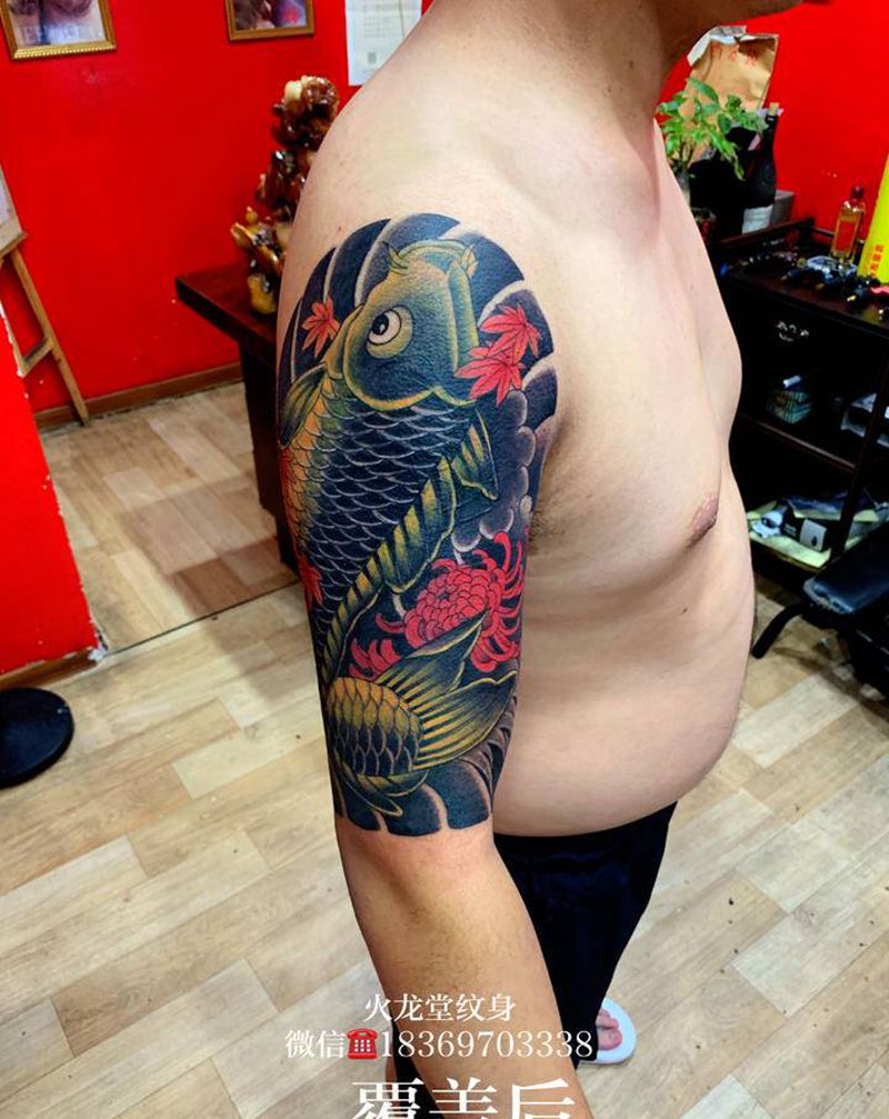 覆盖纹身图片_手臂老传统纹身图案