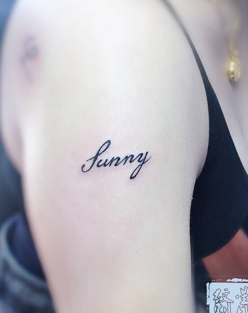 小清新纹身图片_手臂肩部纹身图案