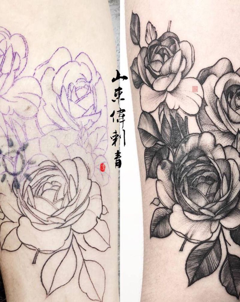 遮盖纹身图片_手臂纹身图案