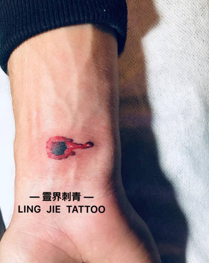 伤痕纹身图片_写实纹身图案