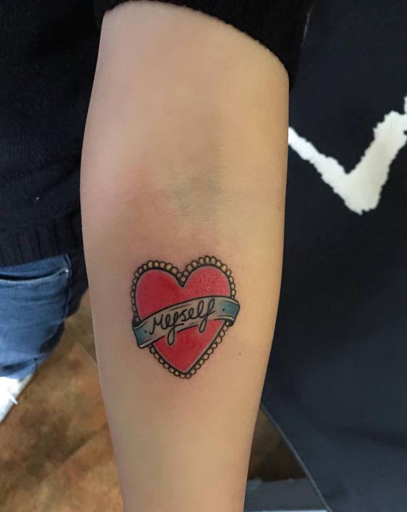 ❤️纹身图片_手臂Old School纹身图案