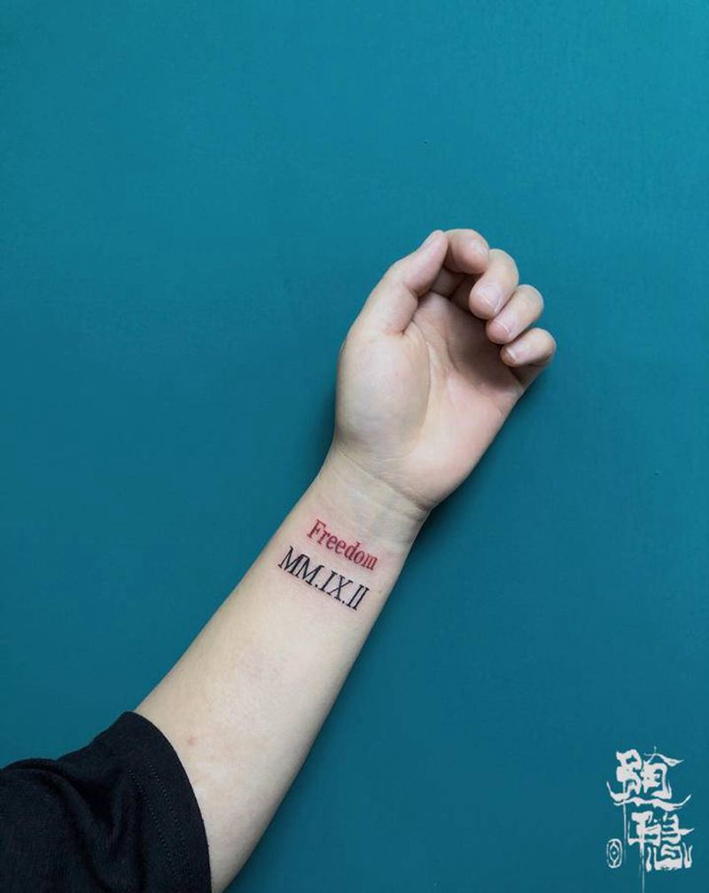 英文纹身图片_手臂纹身图案