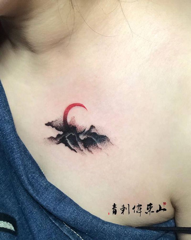 遮盖纹身图片_点刺纹身图案