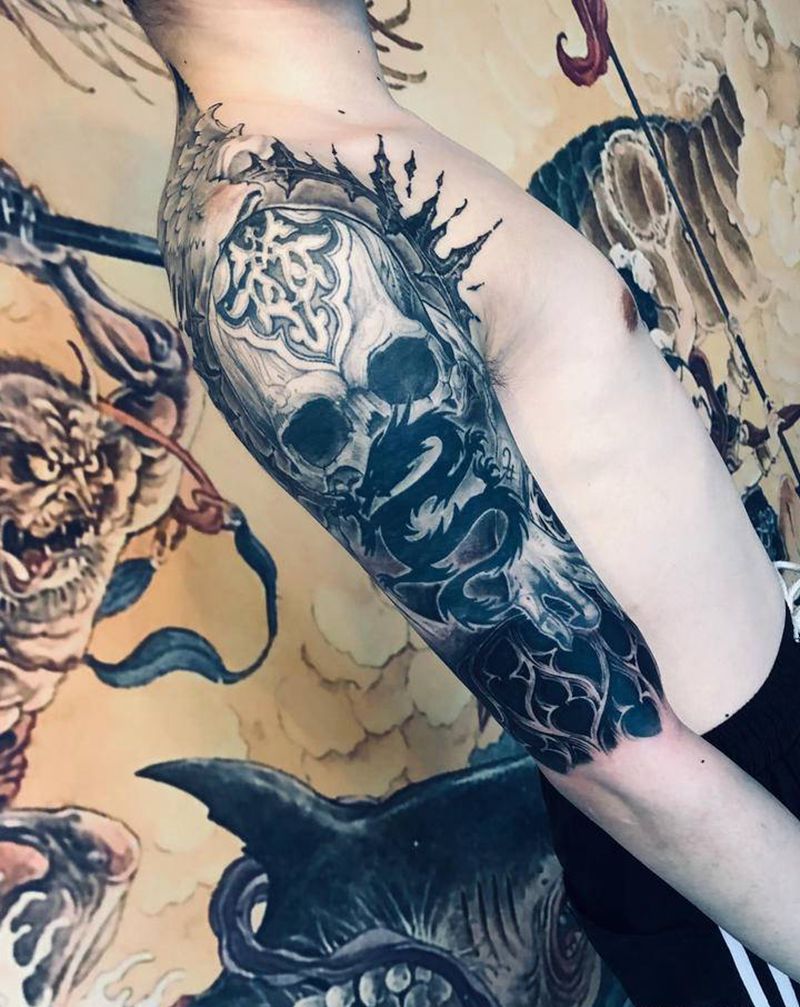 添加纹身图片_手臂纹身图案