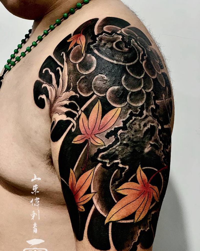 遮盖纹身图片_手臂老传统纹身图案