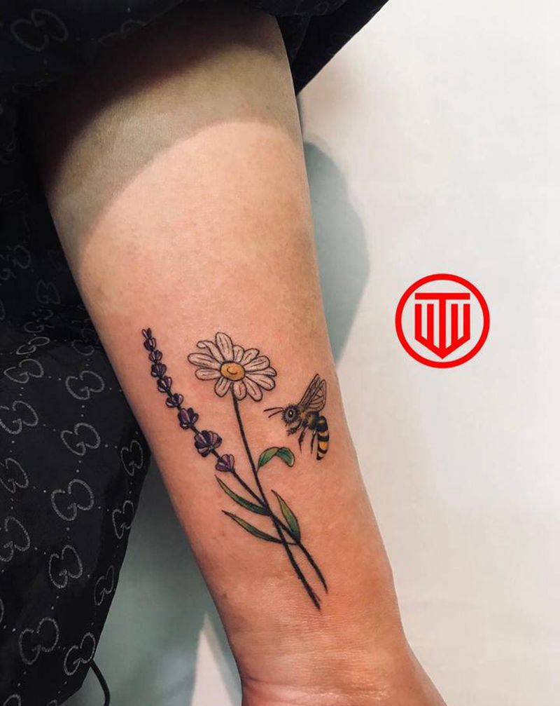 小清新纹身图片_手臂纹身图案