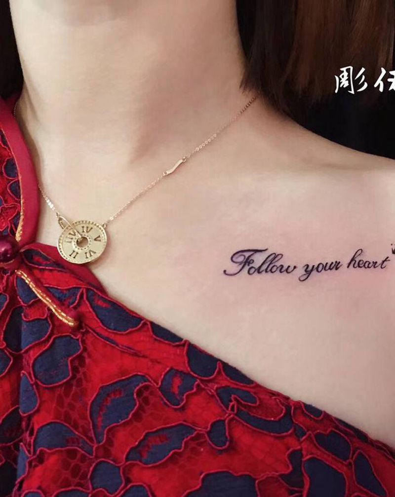 字母纹身图片_字母纹身图案