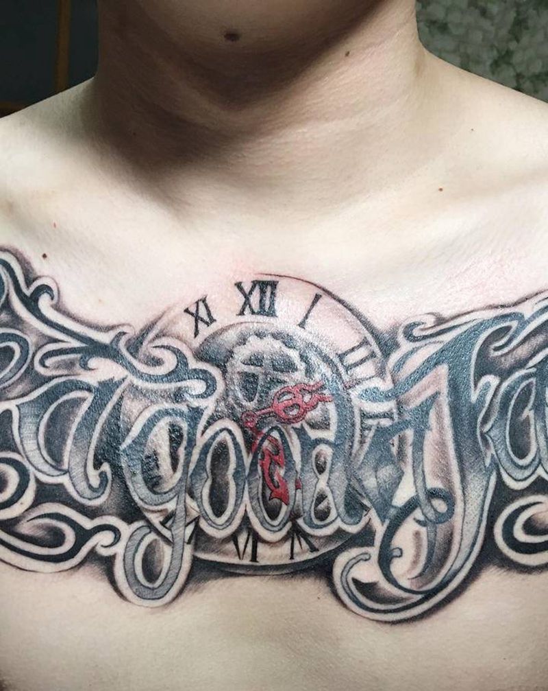 纹身修改纹身图片_胸部纹身图案