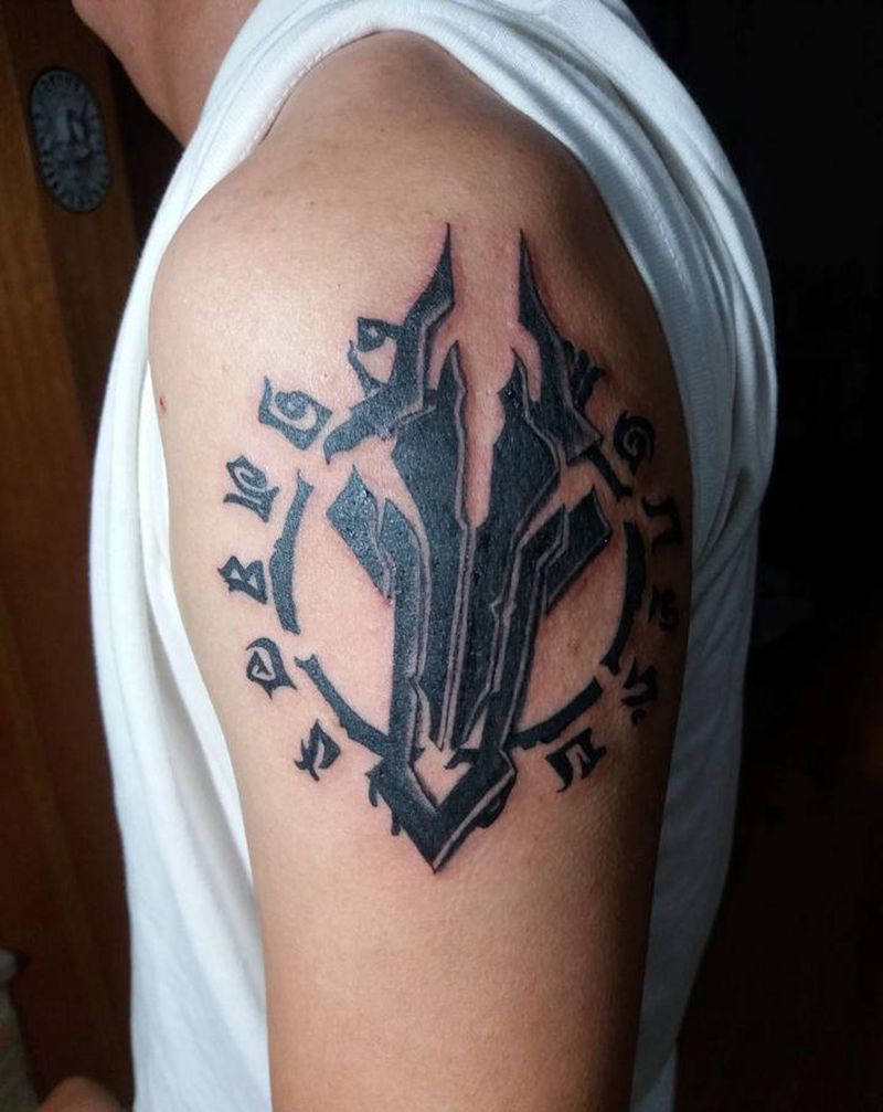 标志纹身图片_手臂纹身图案