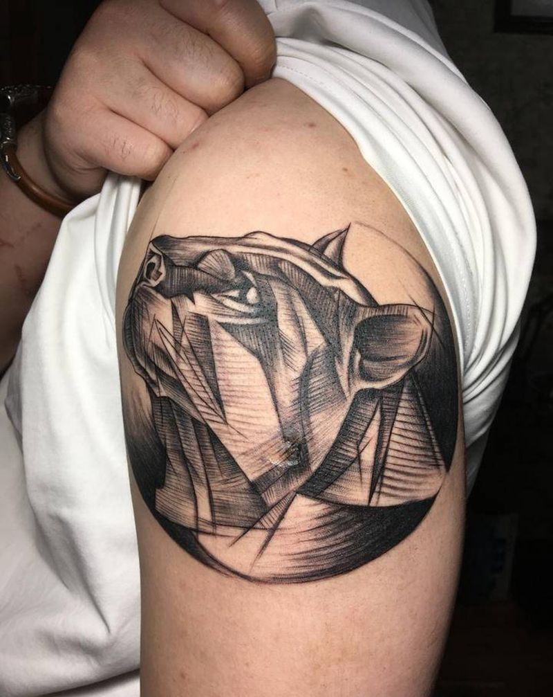 几何纹身图片_手臂纹身图案