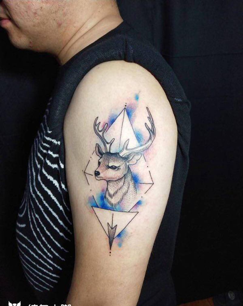 情侣纹身图片_手臂纹身图案