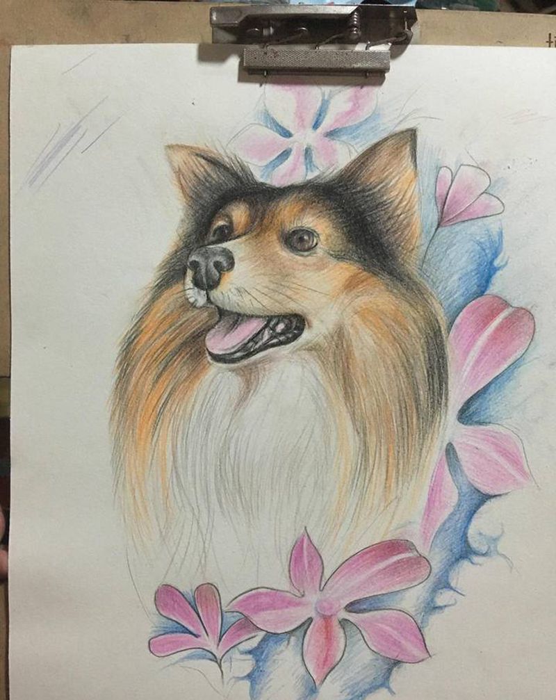 原创私人订制纹身图片_腿部纹身图案