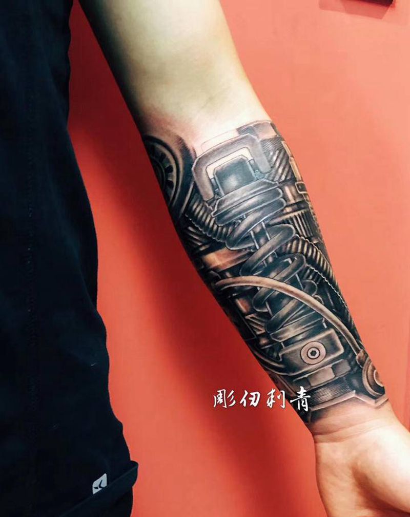 遮盖（未完）纹身图片_手臂纹身图案