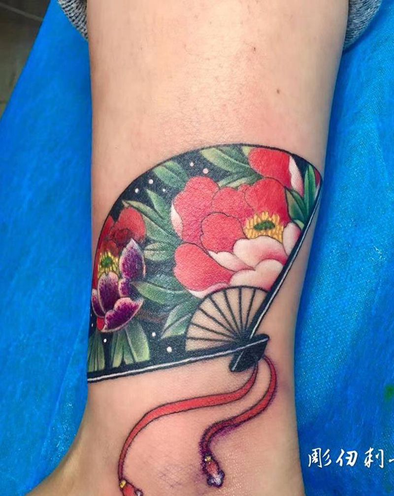 遮盖纹身图片_腿部纹身图案