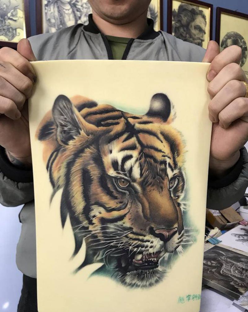 徒弟阿彪 43天学习成绩纹身图片_学员纹身图案