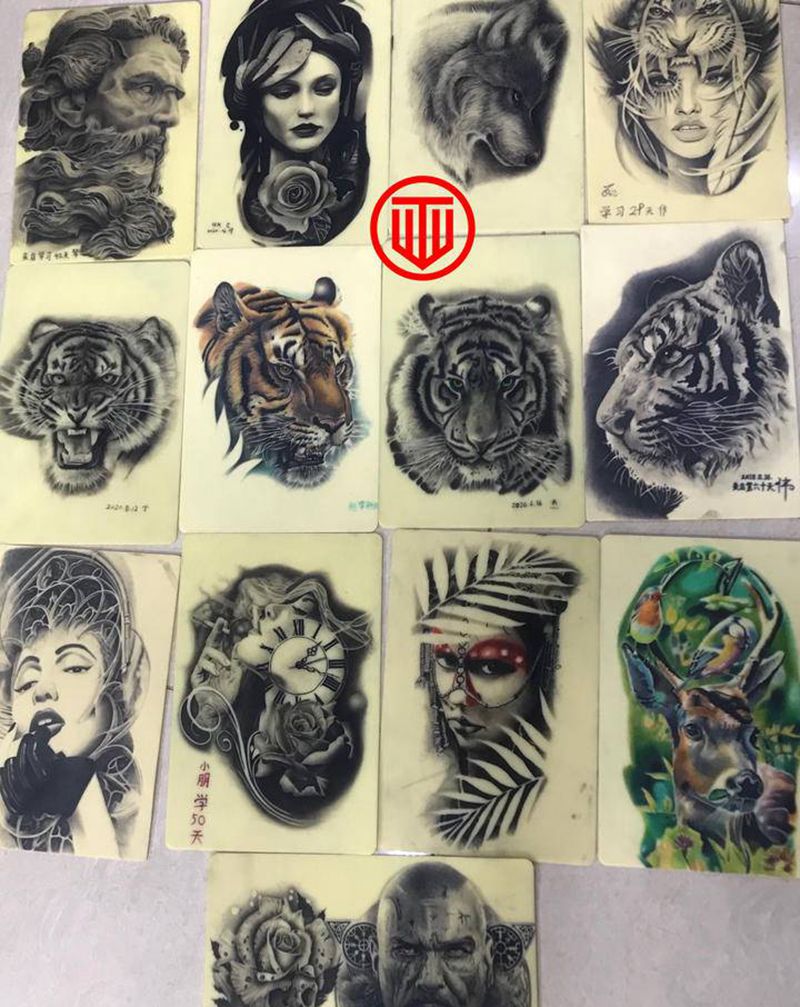 徒弟练习皮欧美写实作品纹身图片_手臂欧美写实纹身图案