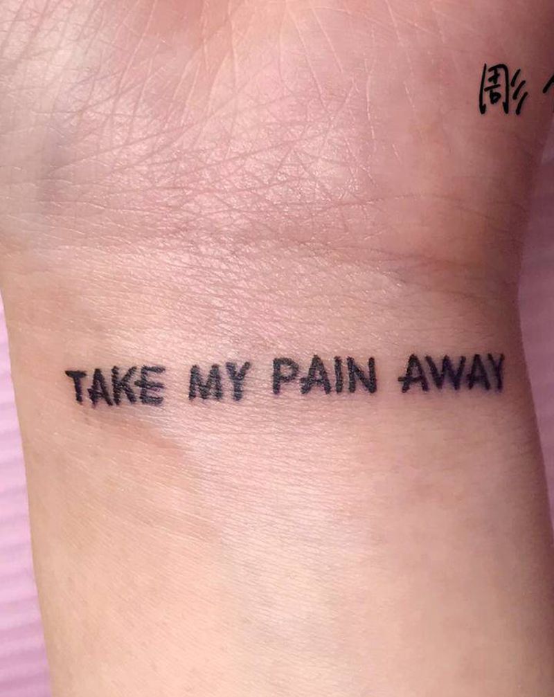 字母纹身图片_手臂纹身图案