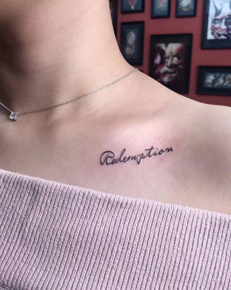 英文字母纹身图片_花体字纹身图案