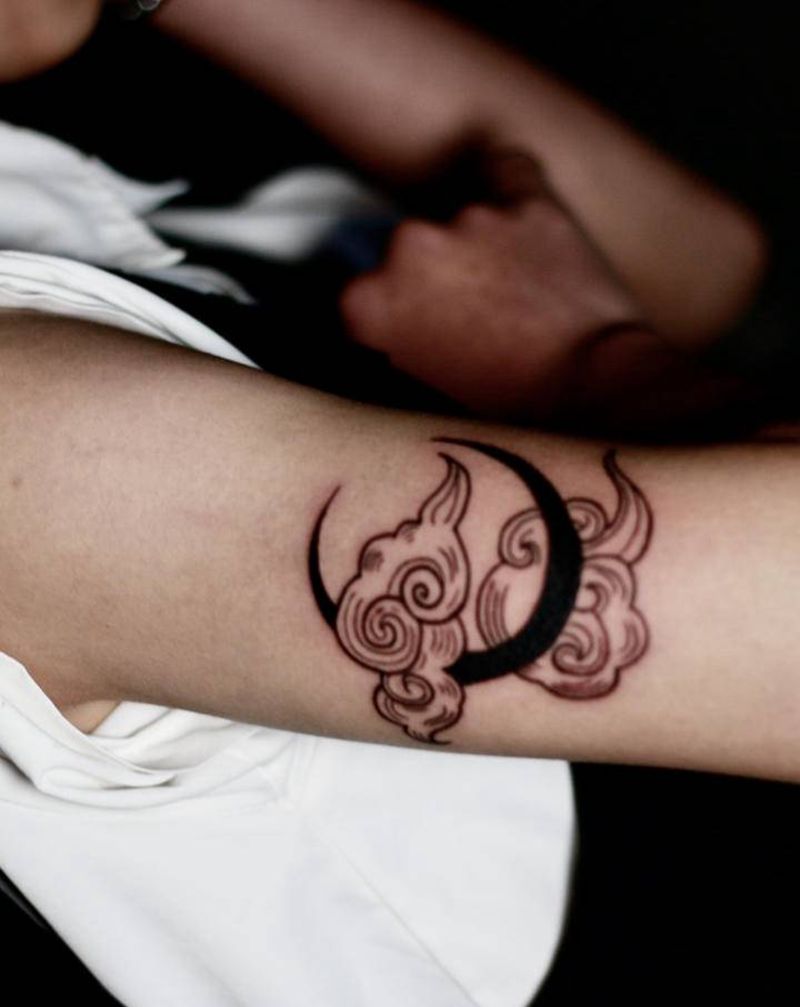 -纹身图片_老传统点刺纹身图案