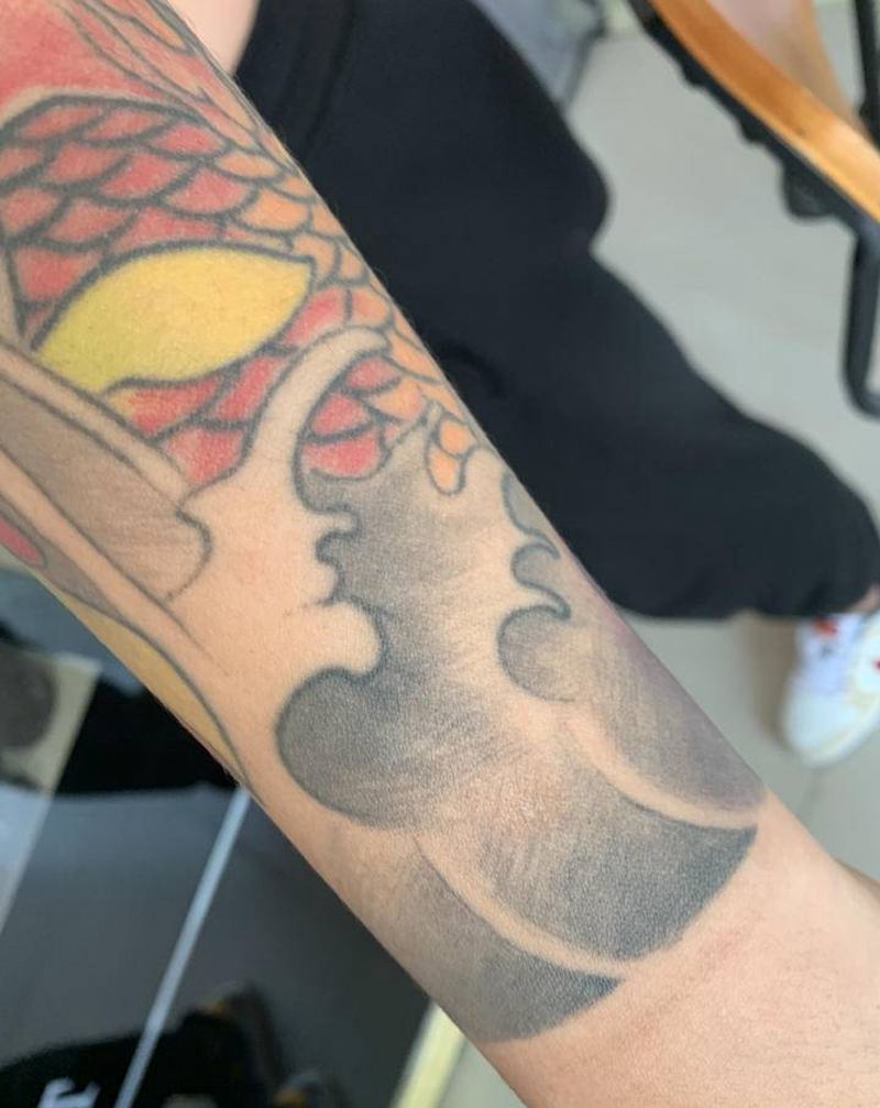 修改花臂纹身图片_老传统纹身图案