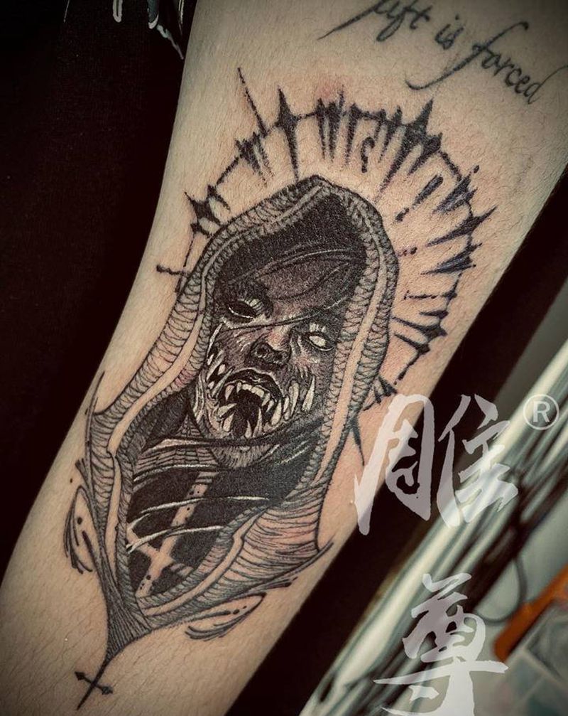 暗黑纹身图片_手臂纹身图案