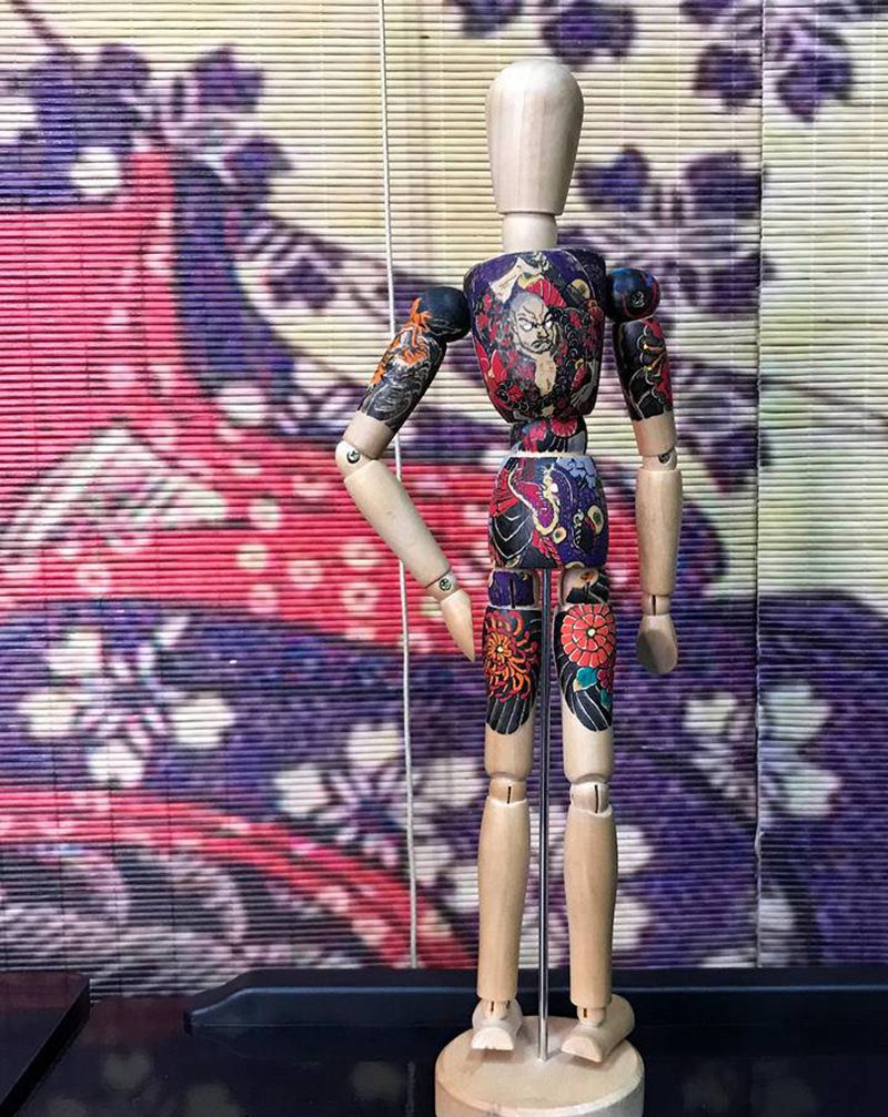 木人·一百单八将之花和尚鲁智深纹身图片_背部胸部老传统鲁智深纹身图案