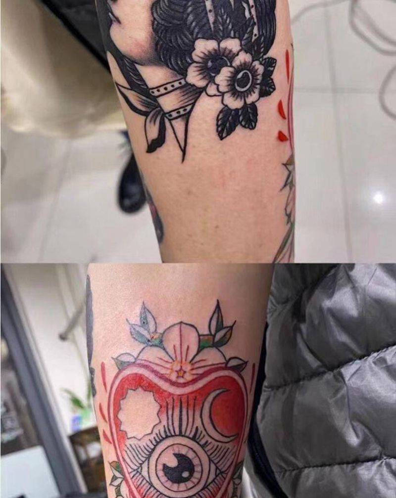 未完纹身图片_Old School纹身图案