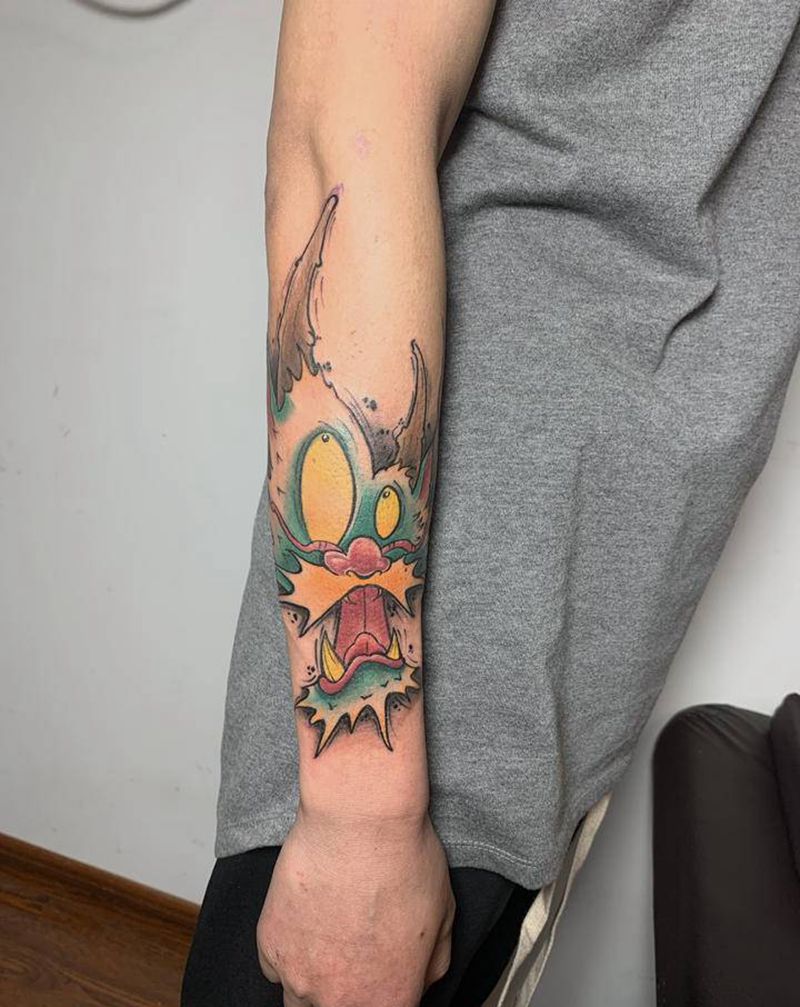 龙纹身图片_手臂新传统纹身图案