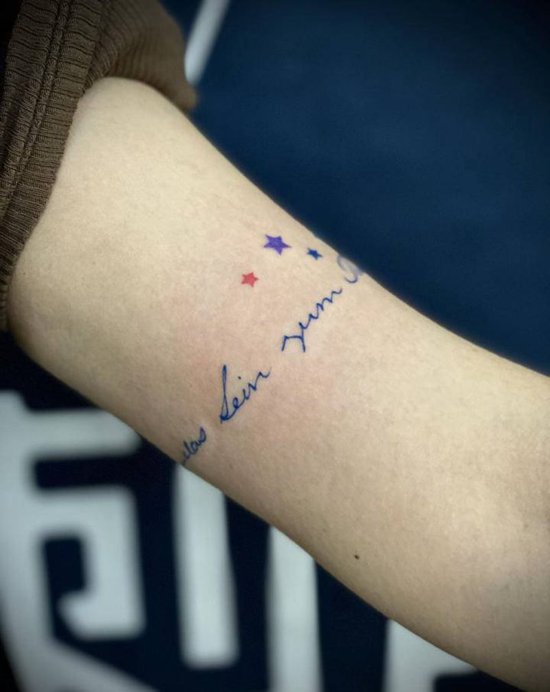 小清新纹身图片_手臂纹身图案