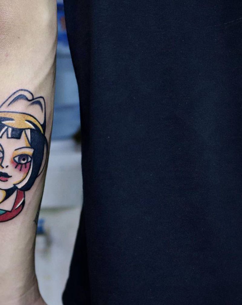 Old school纹身图片_手臂Old School纹身图案